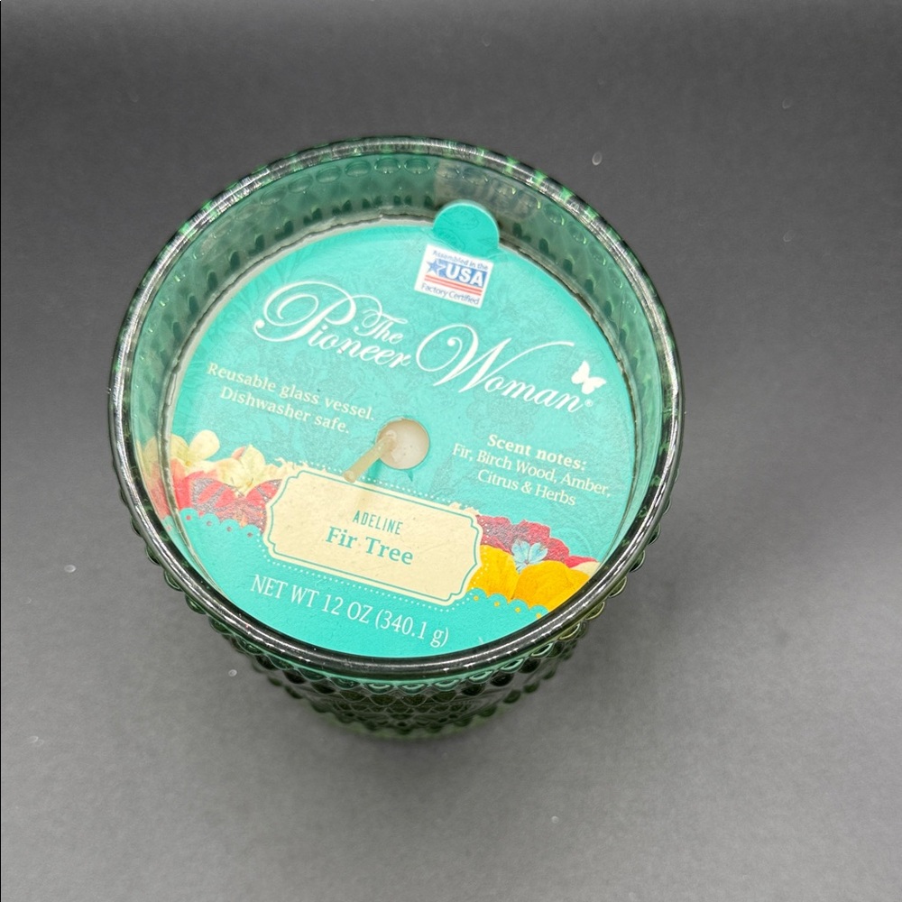 The Pioneer Woman Fir Tree Green Candle